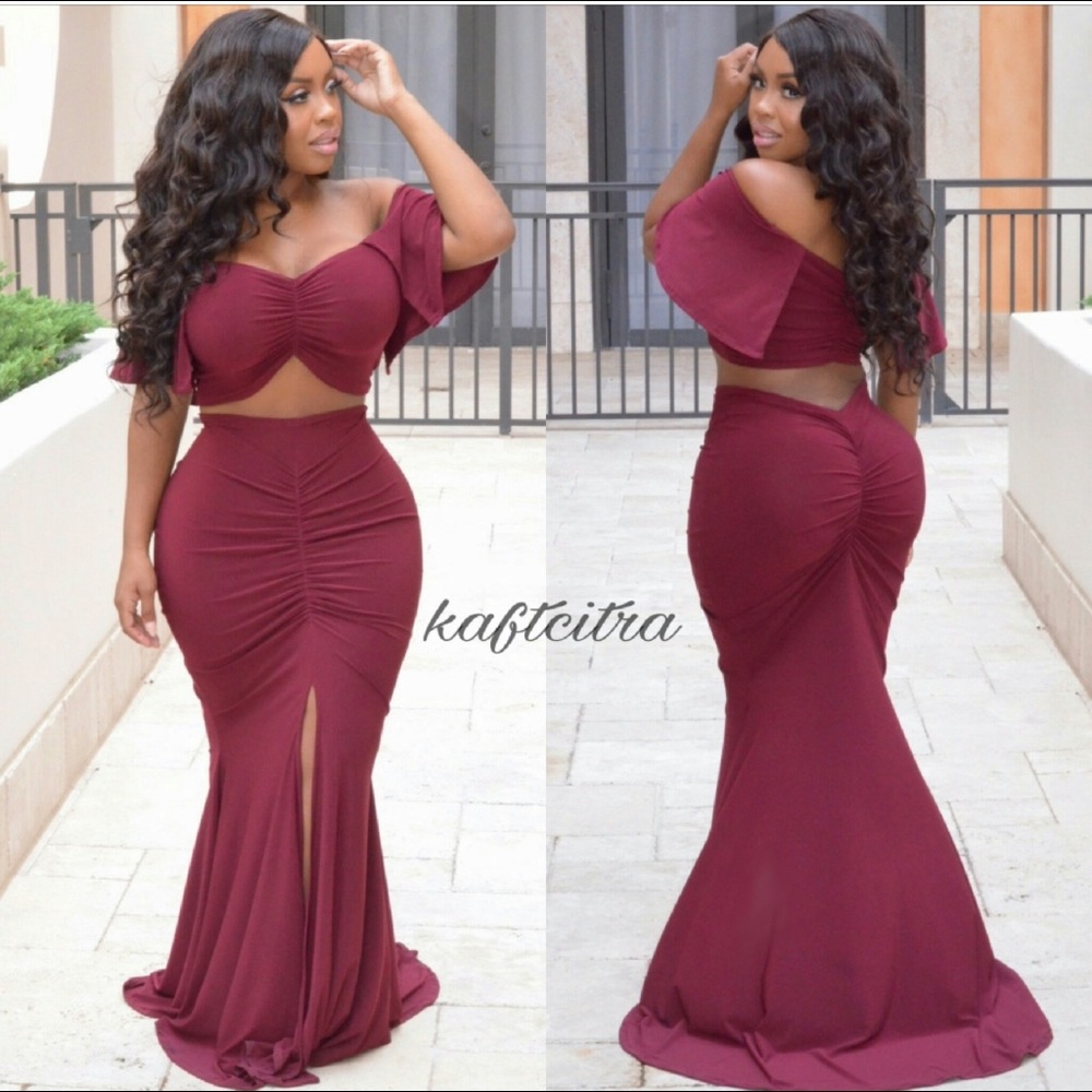 Plus size two piece